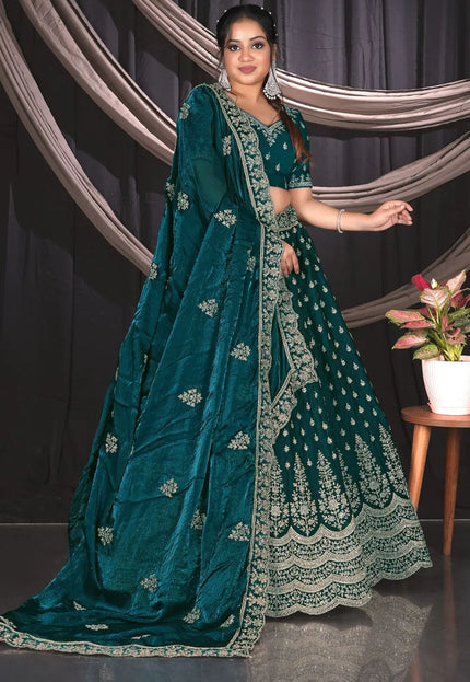 Rama Fendy Semi Stitch Lehenga Choli For Women