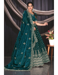 Rama Fendy Semi Stitch Lehenga Choli For Women