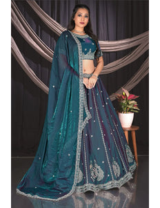 Rama Fendy Silk Lehenga Choli For Wedding Function