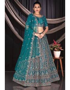 Rama Party wear Embroidered Lehenga Choli For Women