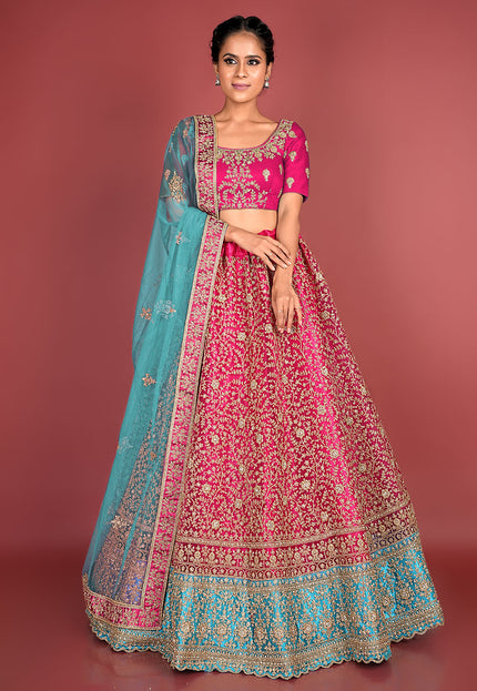 Rani Designer Net Lehenga Choli