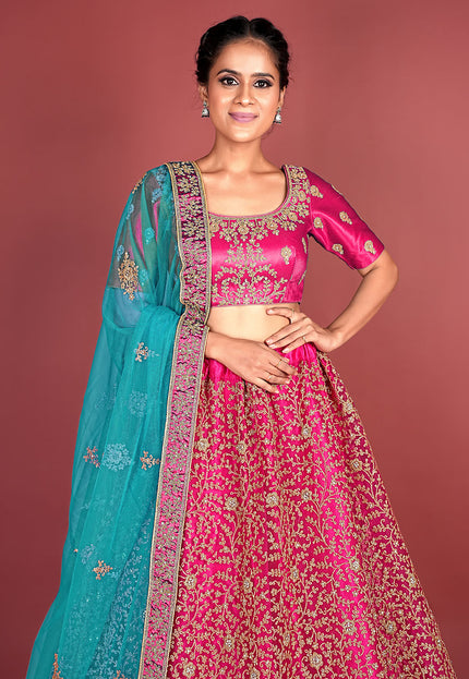 Rani Designer Net Lehenga Choli