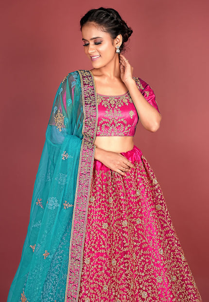 Rani Designer Net Lehenga Choli