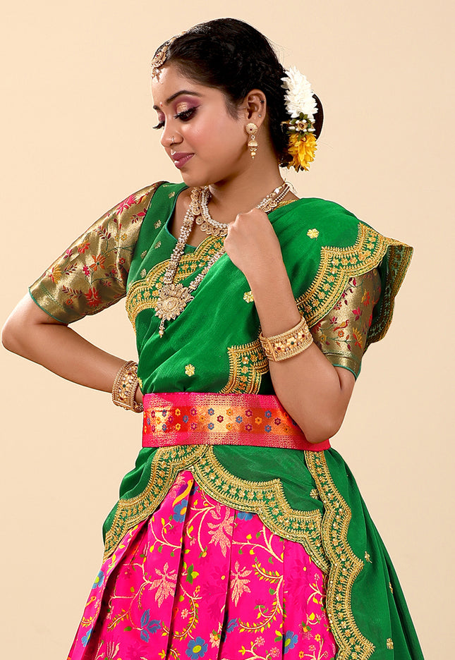 Rani Banarasi Silk Latest Lehenga