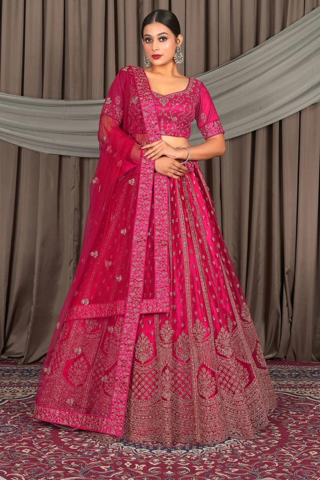 Rani Designer Net Lehenga Choli For Women