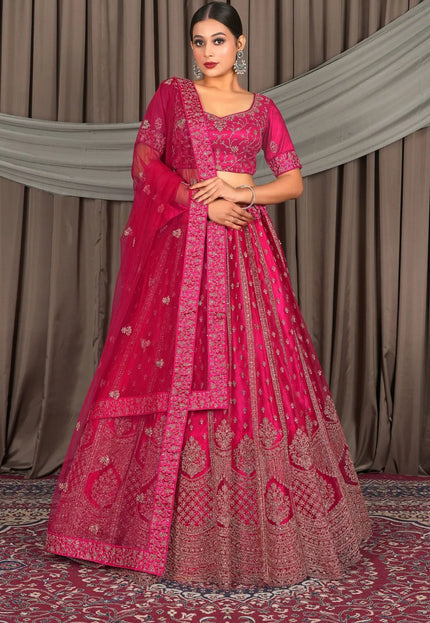 Rani Designer Net Lehenga Choli For Women