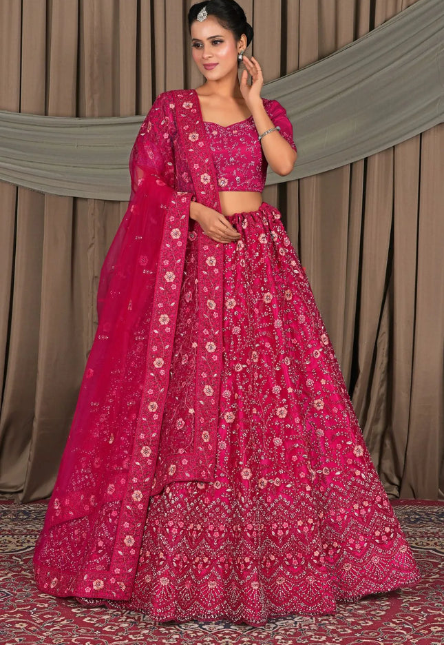 Rani Latest Party Wear Net Lehenga Choli