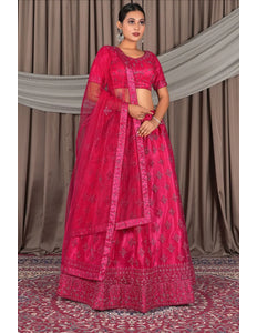 Rani Net Lehenga Designs For Wedding For Women