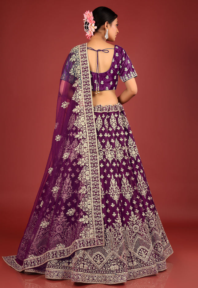 Wine Net Chaniya Choli