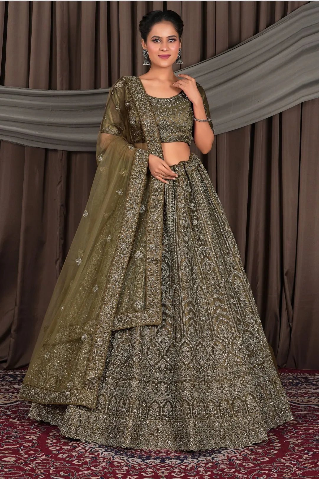 Mehendi Party Wear Chaniya Choli In Wedding - Gajiwala