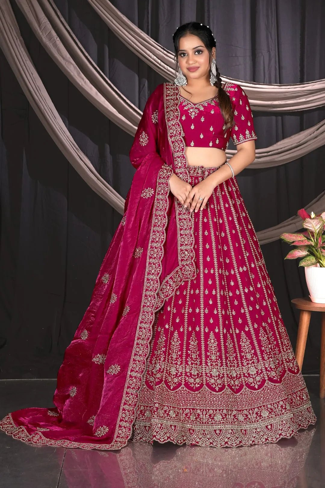 Pink Fendy Designer Lehenga Choli For Events - Gajiwala