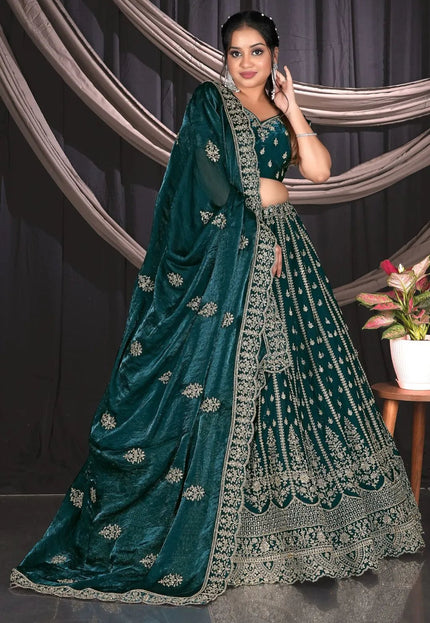 Rama Fendy Designer Lehenga Choli For Events - Gajiwala